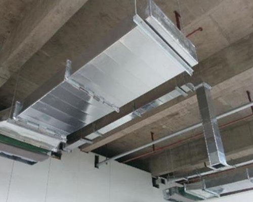 大型商場(chǎng)空調(diào)風(fēng)管安裝
