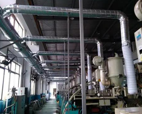 工廠車間除塵通風(fēng)安裝